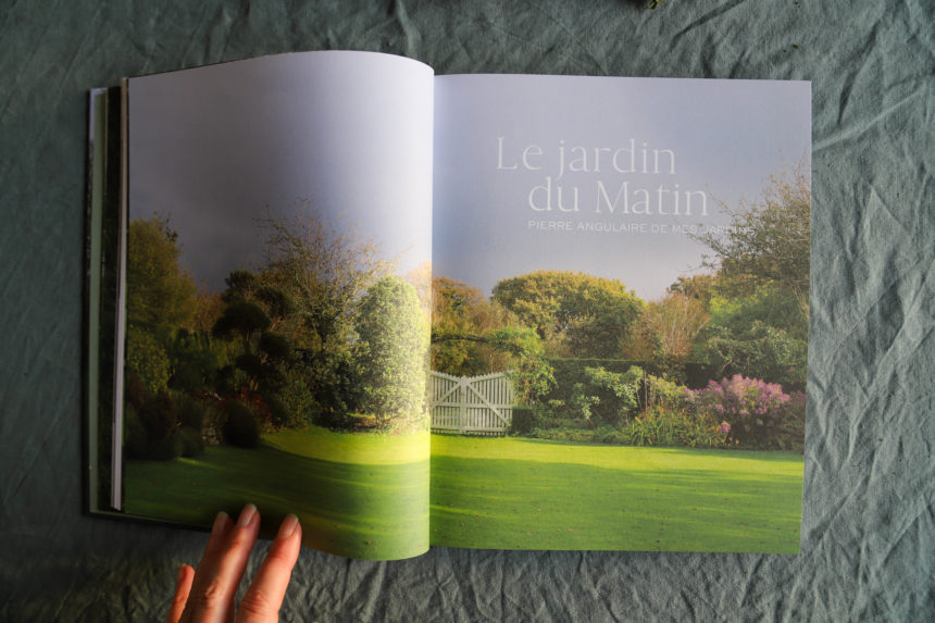 Livre de Stéphane Marie avec des photos de son jardin